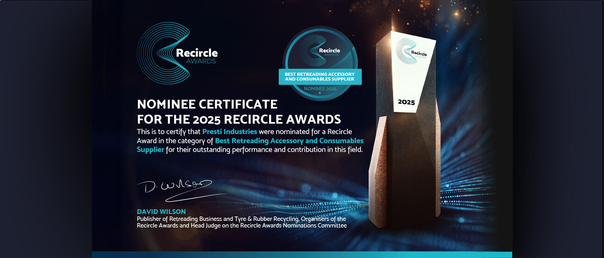 Presti Industries | Leading Retread Envelope Supplier